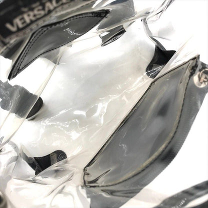 Versace Medusa Patent Vinyl Backpack Black