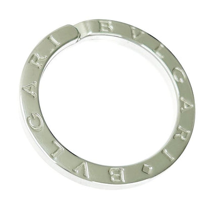 Bvlgari Silver Bvlgari Key Ring with Box 11.4g 925 Engraved 322473 Key Ring