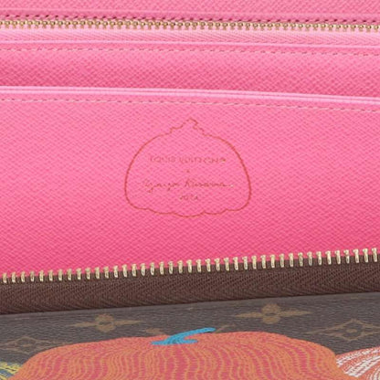 Louis Vuitton X Yayoi Kusama M82106 Zippy Wallet Pumpkin Monogram Round Zip