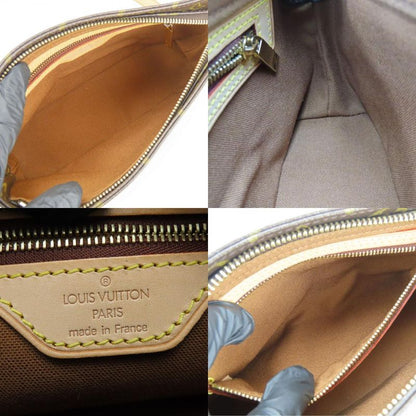 Louis Vuitton Shoulder Bag Trotter M51240 Monogram Brown Gold Hardware Pochette