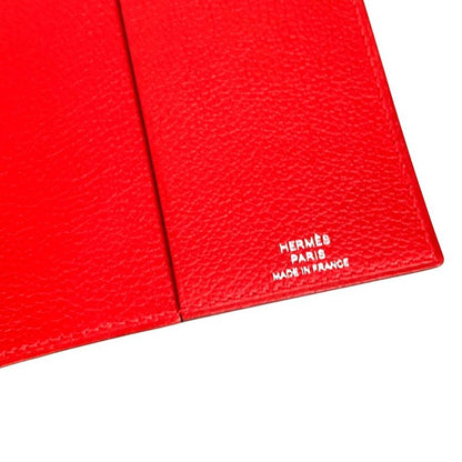 Hermes Notebook Cover Notebook Pad "EA Zip" PM Evercolor Rouge Ladieu Red