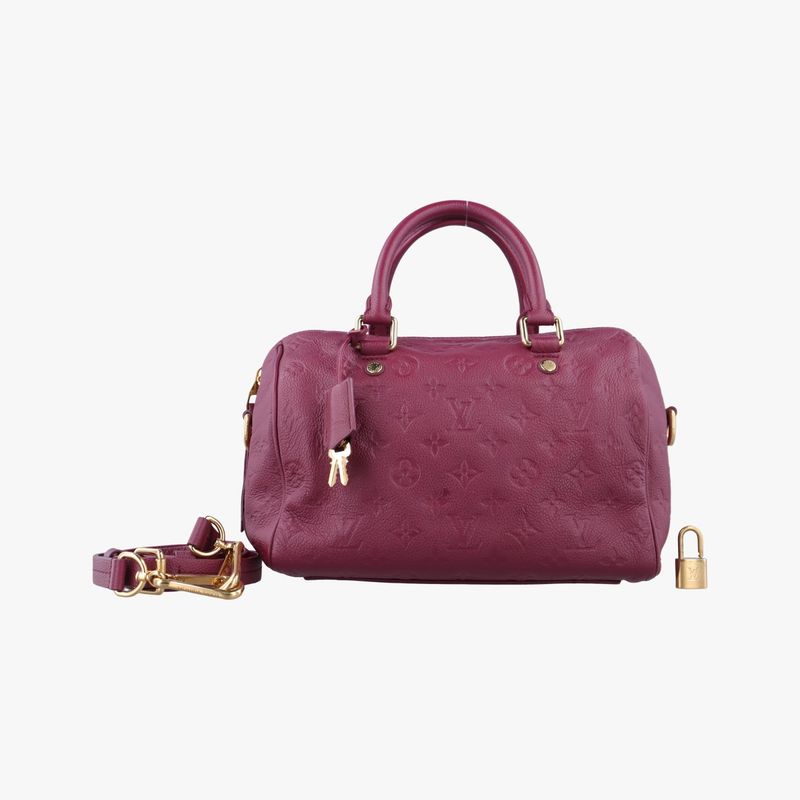 Louis Vuittonspeedy Bandoliere 25 Aurore Monogram Empreinte M40764 Ah0154