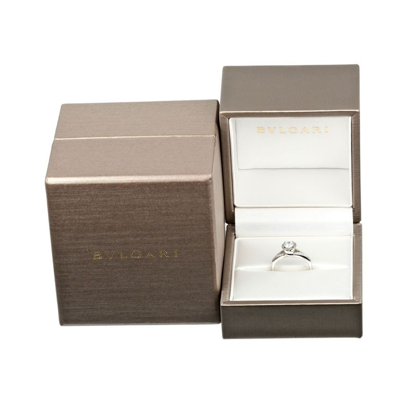 Bvlgari Bulgari Incontro D'amore 0.32ct Vvs1/e/ex/2vg Pt950platinum X Diamond