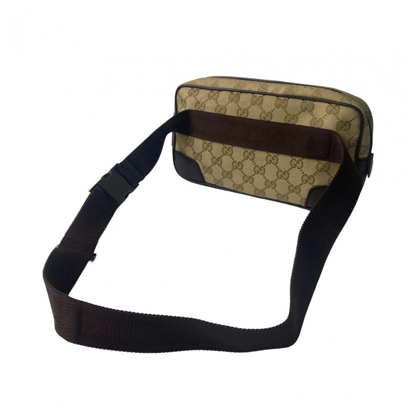 Gucci Men's Body Bag Waist Pouch GG Canvas