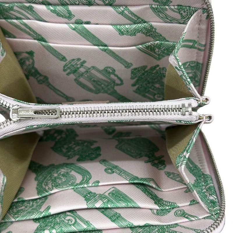 Hermes Azap Compact Silk Quinn Bifold Wallet
