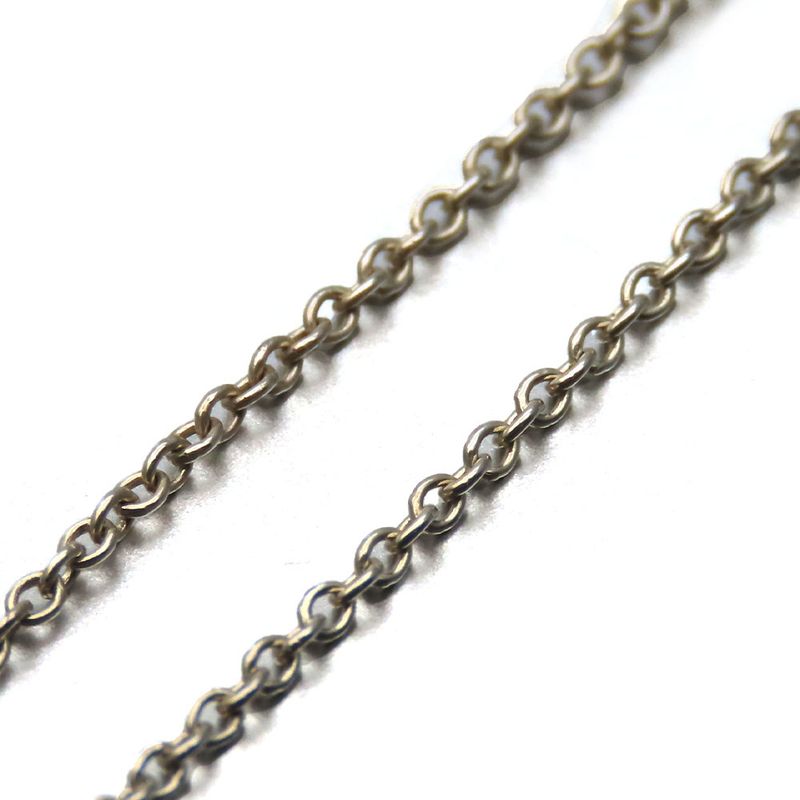 Tiffany & Co Necklace Curved Heart 925 Silver Approx 4.3g Silver Elsa Peretti
