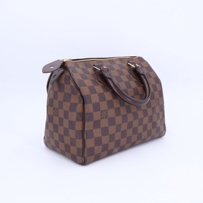 Louis Vuitton Damier Speedy 30 Hand Bag Ebène N41531 Brown Gold Hardware Speedy