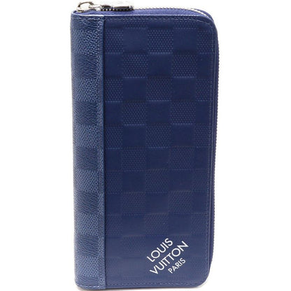 Louis Vuitton Round Zipper Long Wallet With Change Pocket Damier Infini Damier