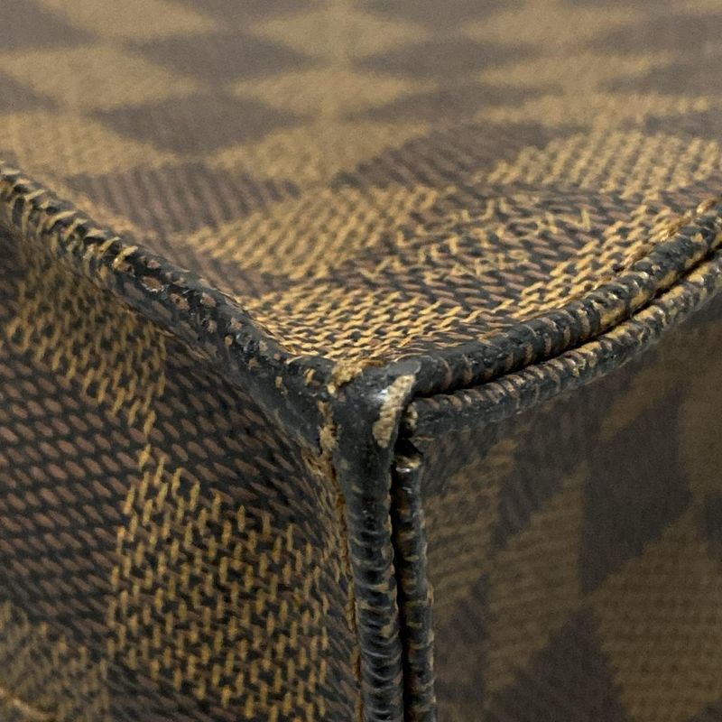 Louis Vuitton Tote Bag Damier Sac Pla (old Shape ) N51140 Ebène