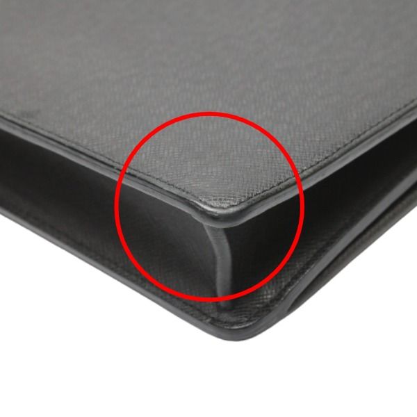 Louis Vuitton M32752 Taiga Briefcase Ardoise Business Bag Louis Vuitton Black