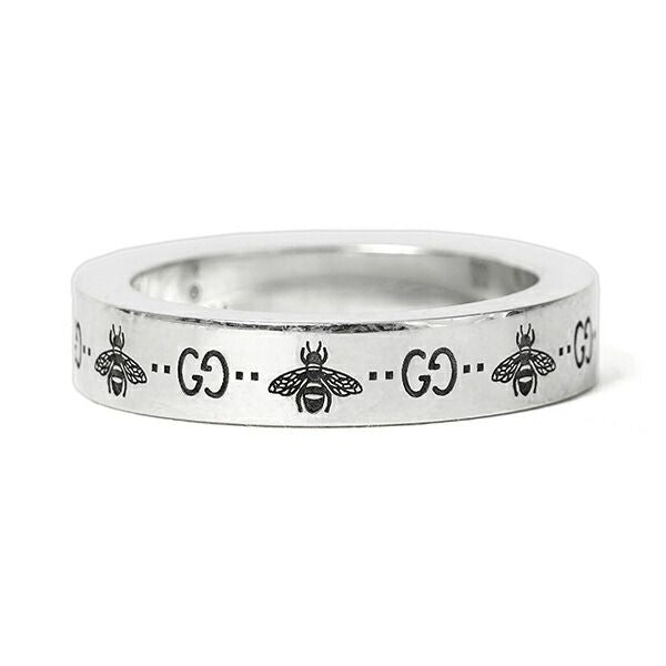Gucci Ring GG & Bee Silver