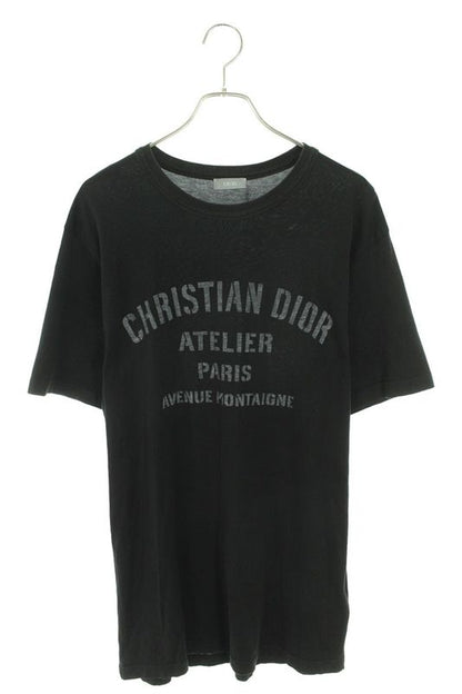 Dior 043j615a0589 Atelier Logo Print Oversize T-shirt Men's L