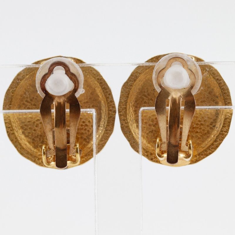 Chanel Flower Motif Gold Plated 99A Ladies 7.5g Earrings