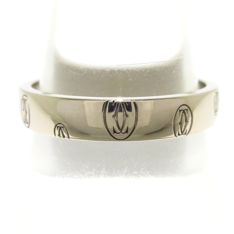 Cartier Ring 60 Like Happy Birthday 18K White Gold