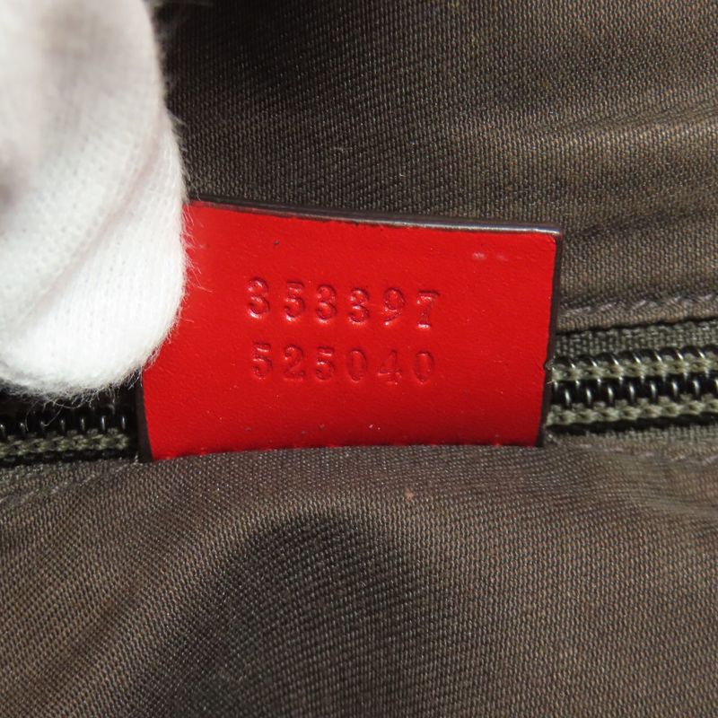 Gucci 353397 Diamante Tote Bag Leather Women