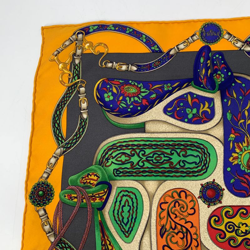 Hermes Scarf Silk Festival Multicolor