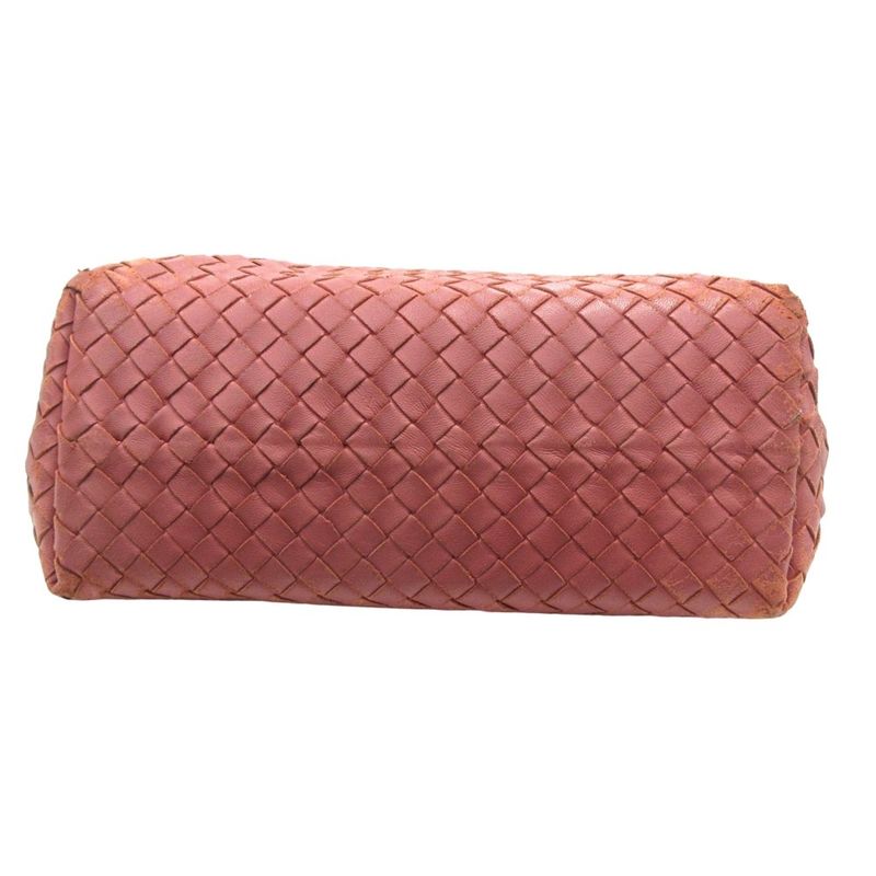 Bottega Veneta Intrecciato Small Garda Hand Tote Bag Lamb Leather Pink Ladies