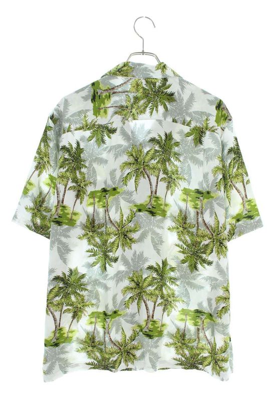 Celine 2c946341x Hawaiian Rayon Short Sleeve Shirt Men's 40