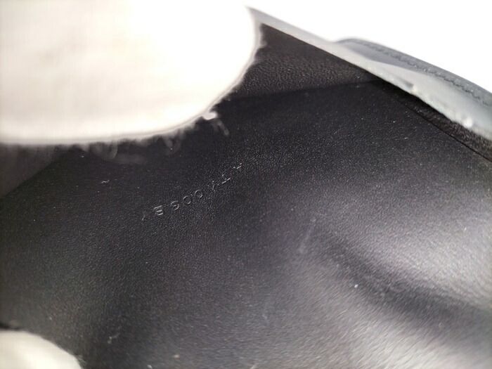 Hermes Manhattan Card Case Leather Black Stamped A