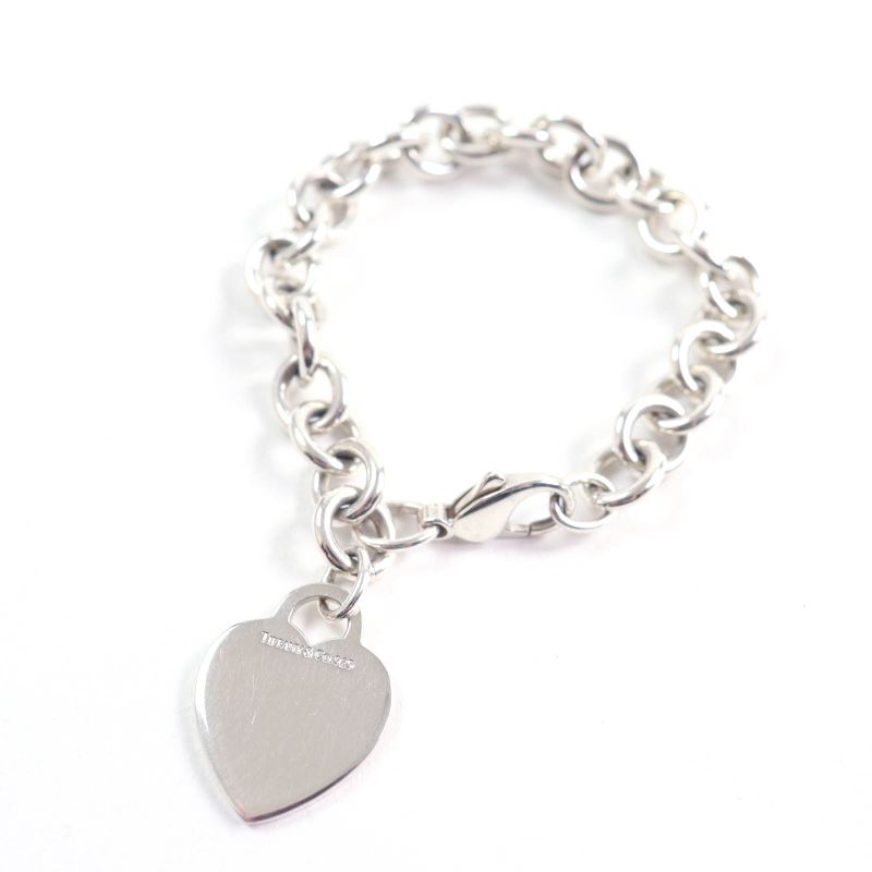 Tiffany & Co Heart Tag Bracelet Accessory Sv925 Silver Weight