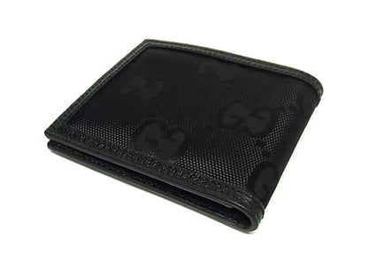 Gucci 625573 0416 Off The Grid Nylon Canvas And Leather Bifold Wallet