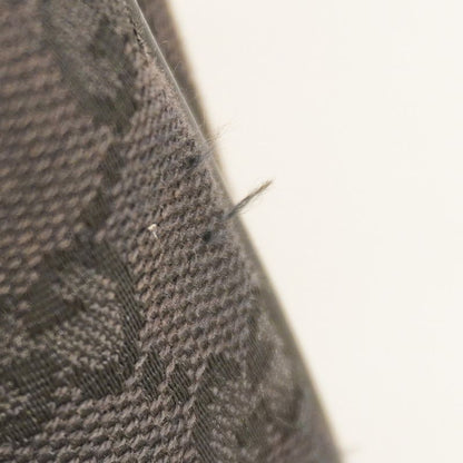 Gucci Shoulder Bag GG Canvas 122790 Canvas Black Silver Hardware Women