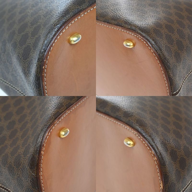 Celine Hand Shoulder Bag Canvas Leather 35kb002