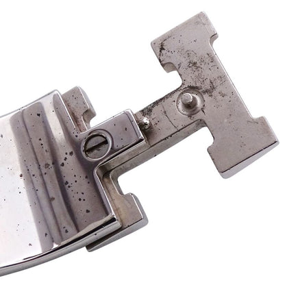 Hermes Bangle Women's Brand Click Classic H GP Silver Red Classy Fashionable E