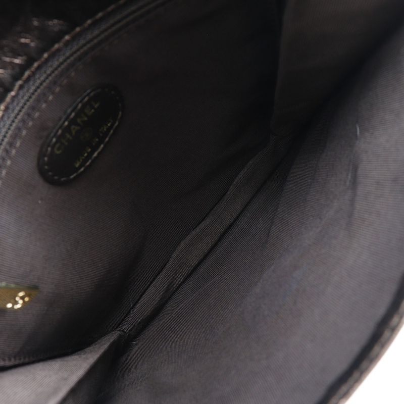 Chanel One Shoulder Calf Bronze Ladies Shoulder Bag