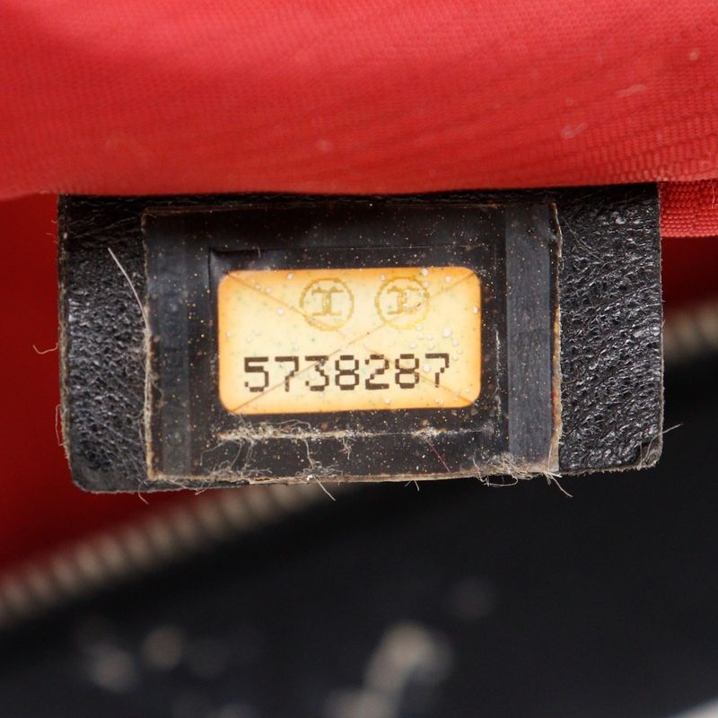 Chanel Travel Line Nylon Black Unisex Pouch