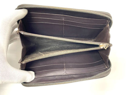 Bottega Veneta Intrecciato Leather Round Zipper Long Wallet Long Wallet