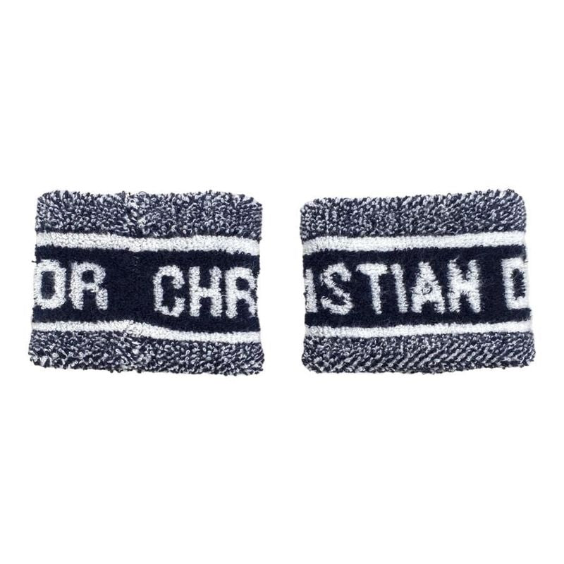 Christian Dior Headband Wristband 21spo720i200 Logo Navy Blue Christian Dior