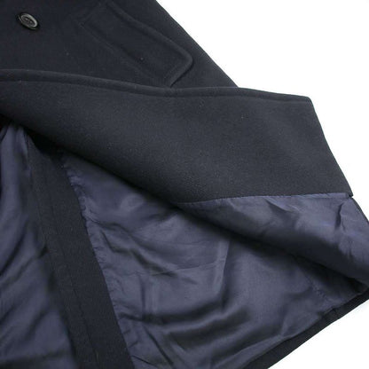 Prada 20aw Cashmere Long Coat Sgb619 1uwx Navy 48