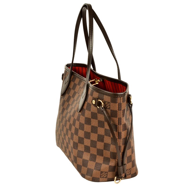 Louis Vuitton Neverfull PM Tote Bag Damier Ebène N41359 Threes Sa1142