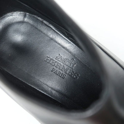 Hermes Boots Size 36 Short Ankle Wedge Heel Leather Shoes 20250624 Ra5159