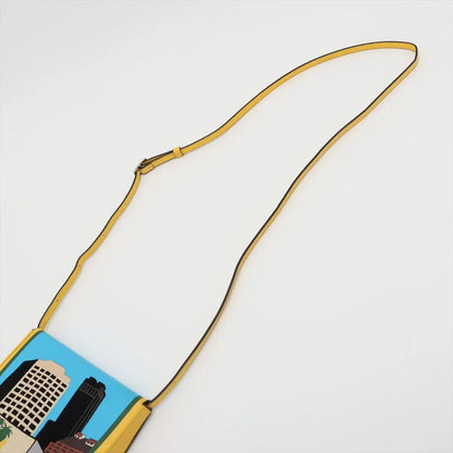 Loewe X Kemprice Collaboration Leather Heel Bag Crossbody Shoulder Crossbody