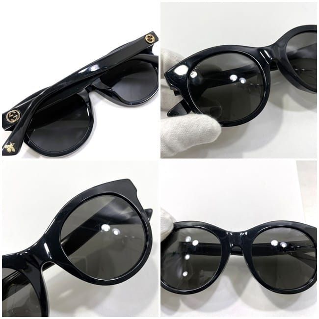 Gucci Sunglass Es Ec21340 Black Interlocking Bee