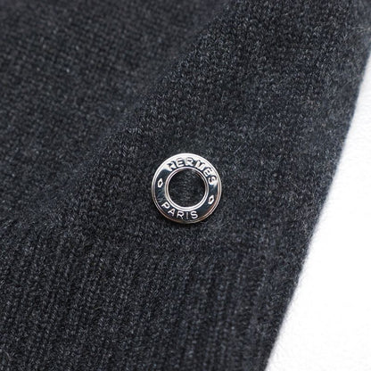 Hermes Dress Size 36 Total Cashmere Knit Dress Serie Decoration Made In