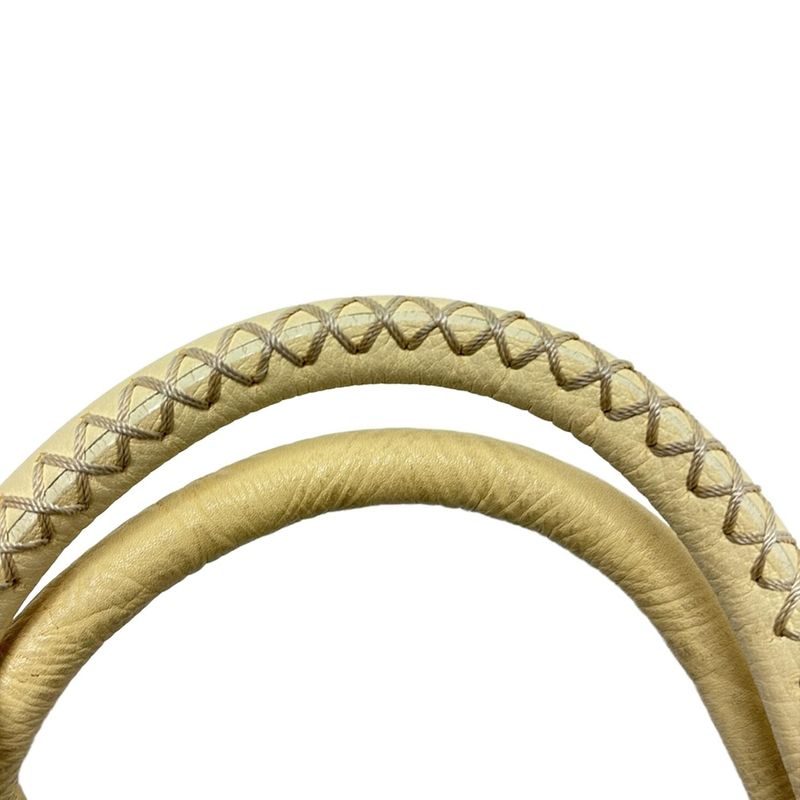 Celine Tote Boogie Bag Light Yellow Leather