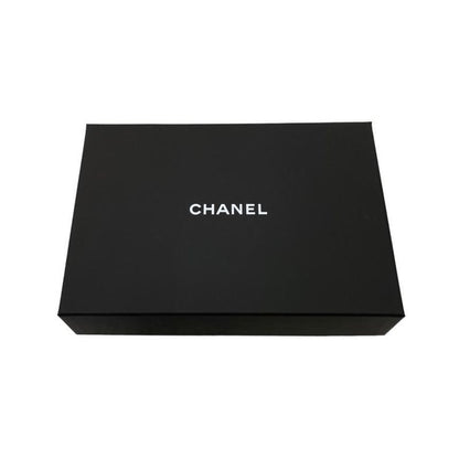 Chanel Shoulder Bag Chain Wallet Matelasse Caviar Skin Coco Mark Black Gold