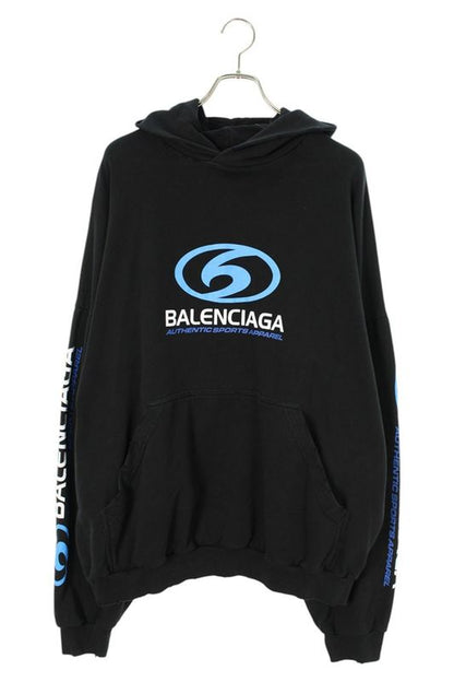Balenciaga 24SS 761458 Tpvu7 Surfer Maxi Logo Print Pullover Hoodie Men's 3