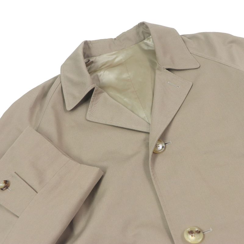 Celine 2m82a004n Technical Cotton Oversized Mack Coat Beige 46 Made In Italy