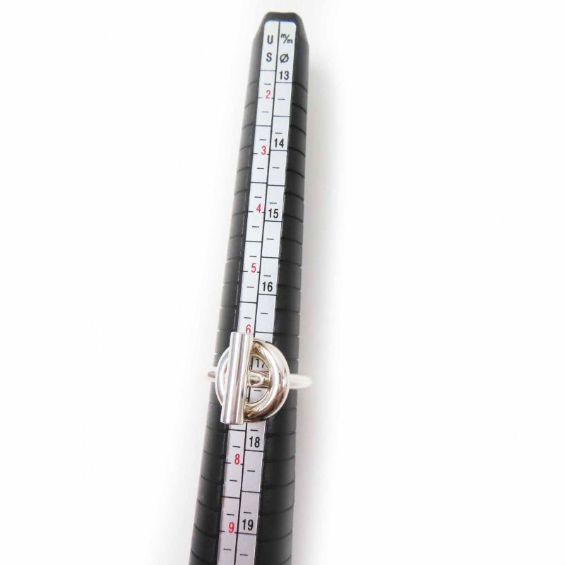 Hermes 2024 Echappee Ring - Ring Ag925 Silver #14 With Box Weight 10.1g Ladies