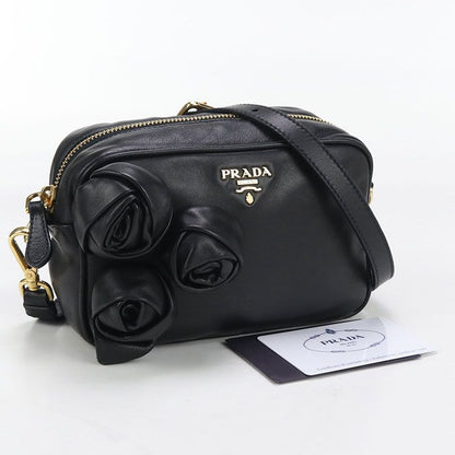 Prada Bp0166 UHG F0002 Crossbody Shoulder Bag Leather Women