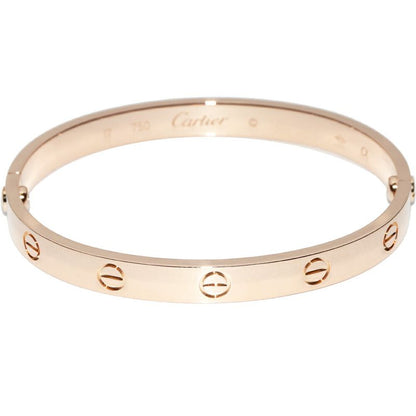 Cartier Bracelet Bangle 18K Pink Gold Love Bracelet