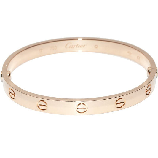 Cartier Bracelet Bangle 18K Pink Gold Love Bracelet