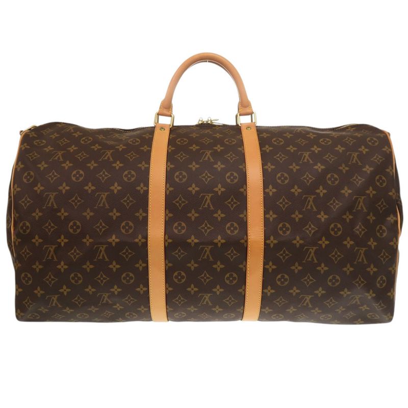 Louis Vuitton Keepall Bandoliere 60 Monogram M41412 Monogram Canvas Brown
