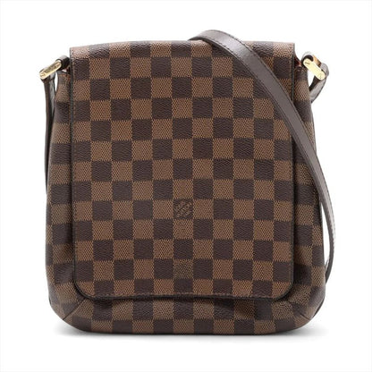 Louis Vuitton Damier Musette Salsa Long N51300 Leather Shoulder Bag Crossbody