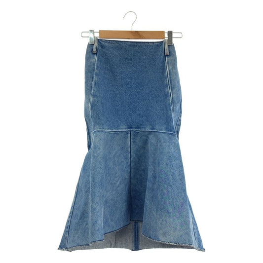 Balenciaga - Denim Flared Skirt - 34 - Women's