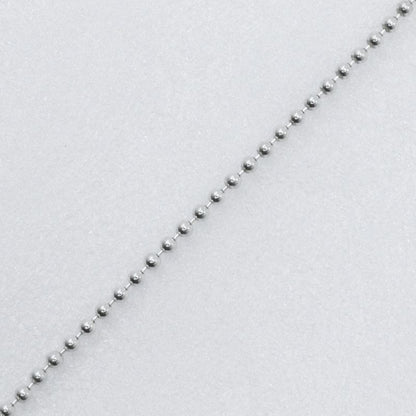 Tiffany & Co Roman Cross Ball Chain Silver 925 Ladies 13.4g Necklace